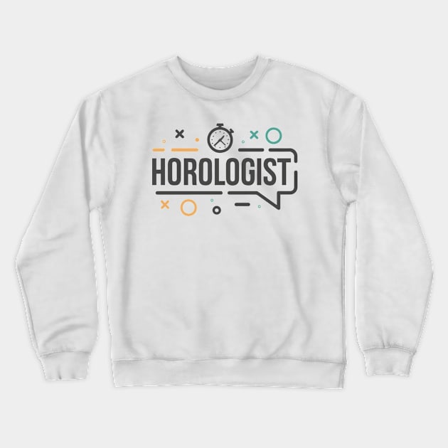 Horologist Crewneck Sweatshirt by Salaar Design Hub